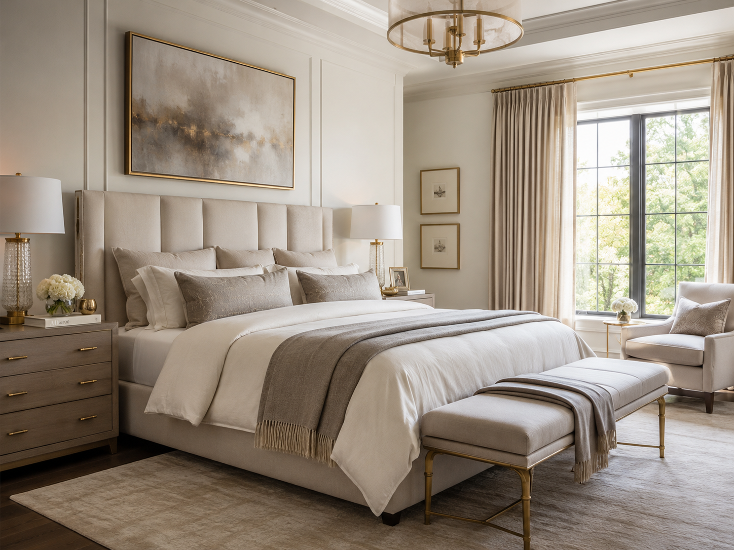 Master bedroom suite